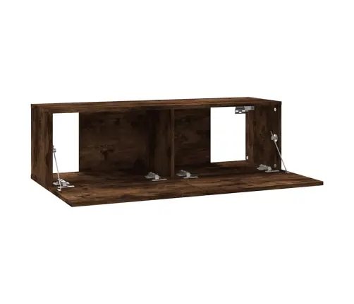 Teleri Seinakapp, Suitsutatud Tamm, 100 X 30 X 30 cm Tehispuit