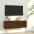 Tv Sienas Skapītis, Ozolkoka, 100X30X30 Cm, Inženierijas Koks Vidaxl