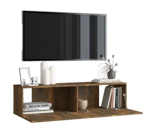 Tv Sienas Skapītis, Ozolkoka, 120X30X30 Cm, Inženierijas Koks Vidaxl Tv Sienas Skapītis, Ozolkoka, 120X30X30 Cm, Inženierijas Koks Vidaxl