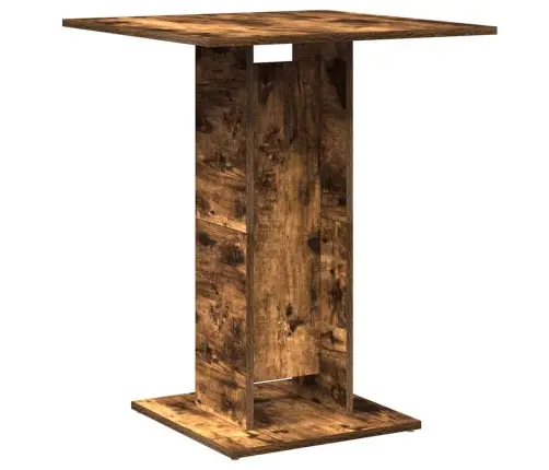 Bistro Stalas, Dūminio Ąžuolo, 60X60X75cm Apdirbta Mediena