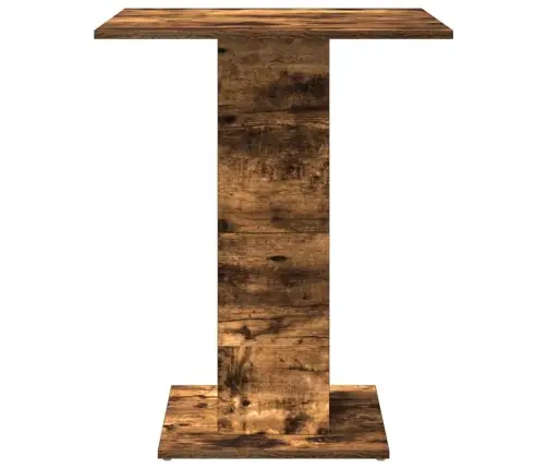 Bistro Stalas, Dūminio Ąžuolo, 60X60X75cm Apdirbta Mediena