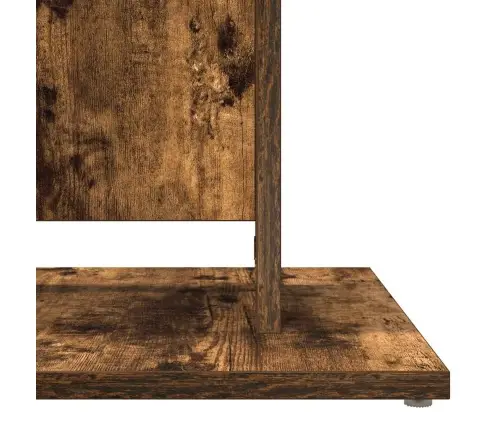 Bistro Stalas, Dūminio Ąžuolo, 60X60X75cm Apdirbta Mediena