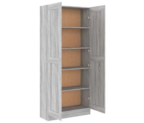 Grāmatu Skapis, Pelēcīgs, 82,5X30,5X185,5 Cm, Inženierijas Koks Vidaxl Grāmatu Skapis, Pelēcīgs, 82,5X30,5X185,5 Cm, Inženierijas Koks Vidaxl