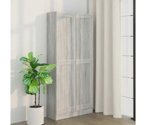 Grāmatu Skapis, Pelēcīgs, 82,5X30,5X185,5 Cm, Inženierijas Koks Vidaxl Grāmatu Skapis, Pelēcīgs, 82,5X30,5X185,5 Cm, Inženierijas Koks Vidaxl