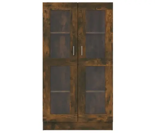 Vitriinkapp, Suitsutatud Tamm, 82,5X30,5X150 cm Tehispuit Vitriinkapp, Suitsutatud Tamm, 82,5X30,5X150 cm Tehispuit