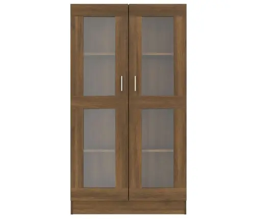 Vitriinkapp, Pruun Tamm, 82,5X30,5X150 cm Tehispuit