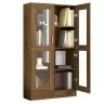 Vitriinkapp, Pruun Tamm, 82,5X30,5X150 cm Tehispuit