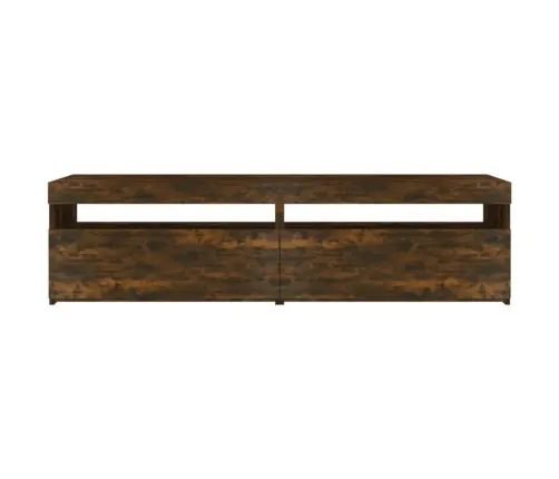 Tv Skapītis Ar Led Lampiņām, Tumša Ozolkoka Krāsā, 75X35X40 Cm Vidaxl
