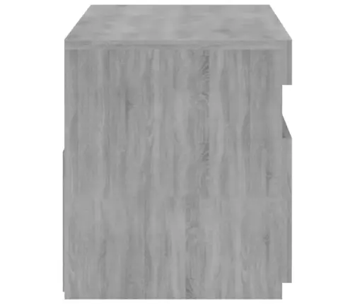 Tv Skapītis Ar Led Lampiņām, Pelēka Ozola Krāsa, 75X35X40 Cm Vidaxl