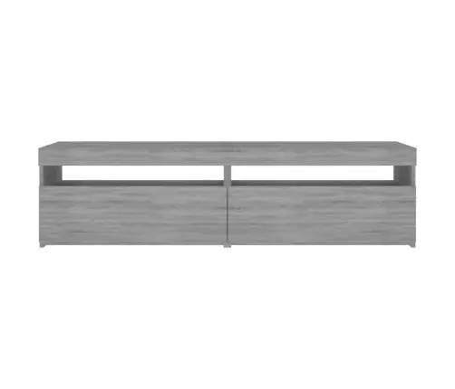 Telerialus Led-Tuledega 2 Tk, Hall Sonoma Tamm, 75X35X40 Cm