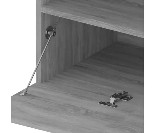 Telerialus Led-Tuledega 2 Tk, Hall Sonoma Tamm, 75X35X40 Cm