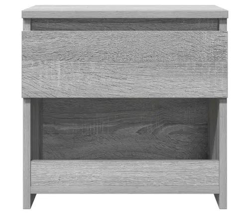 Naktsskapīši, 2 Gab., Pelēcīgi, 40X30X39 Cm, Inženierijas Koks Vidaxl