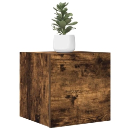 Seinale Paigaldatav Telerikapp, Suitsutatud Tamm, 30,5X30X30 Cm