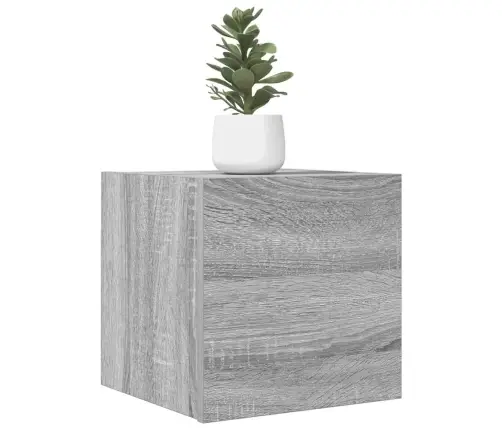 Sienas Tv Skapīši, 2 Gab., Pelēcīga Ozola Krāsa, 30,5X30X30 Cm Vidaxl