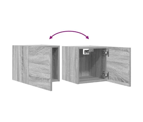 Seinale Paigaldatavad Telerikapid 4 Tk, 30,5X30X30 Cm