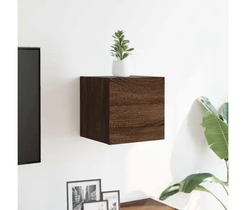 Sienas Tv Skapītis, Brūna Ozolkoka Krāsa, 30,5X30X30 Cm Vidaxl