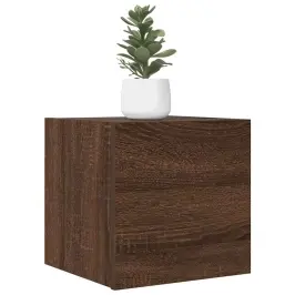 Sienas Tv Skapīši, 4 Gab., Brūni, 30,5X30X30 Cm Vidaxl