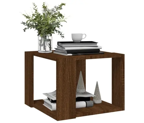 Kavos Staliukas, Rudas Ąžuolo, 40X40X30cm Apdirbta Mediena
