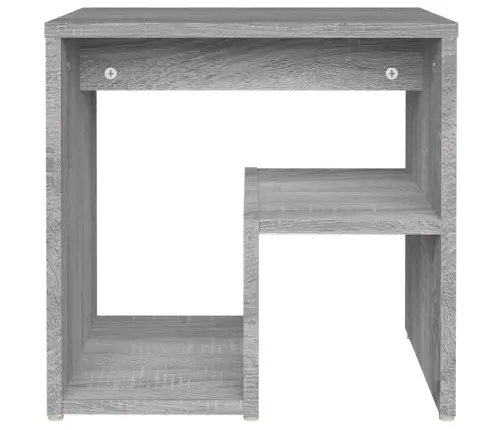 Naktsskapītis, Pelēcīga Ozola, 40X30X40 Cm, Inženierijas Koks Vidaxl
