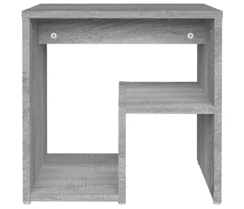 Naktinės Spintelės, 2Vnt., Pilkos Ąžuolo, 40X30X40cm Mediena