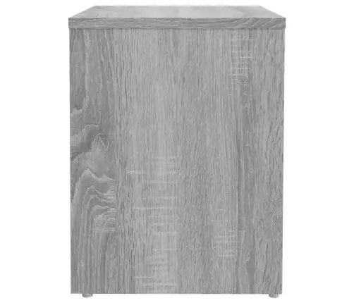 Naktinės Spintelės, 2Vnt., Pilkos Ąžuolo, 40X30X40cm Mediena
