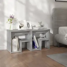 Öökapid 2 Tk, Hall Sonoma Tamm, 40 X 30 X 40 cm Tehispuit