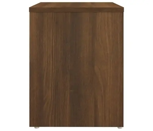 Naktinė Spintelė, Ruda Ąžuolo, 40X30X40cm Apdirbta Mediena