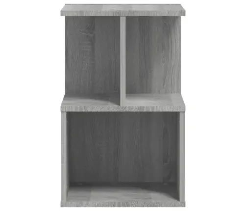 Naktinė Spintelė, Pilka Ąžuolo, 35X35X55cm Apdirbta Mediena