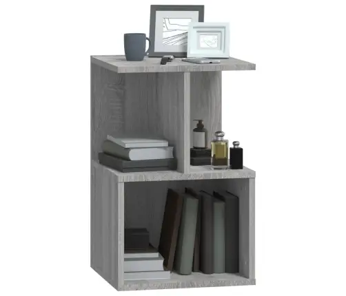 Naktsgaldiņi, 2 Gab., Pelēcīgi, 35X35X55 Cm, Inženierijas Koks Vidaxl