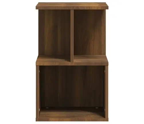 Naktinės Spintelės, 2Vnt., Rudos Ąžuolo, 35X35X55cm Mediena