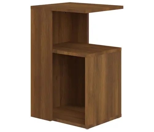 Galdiņš, Brūns Ozols, 36X30X56 Cm, Inženierijas Koks Vidaxl