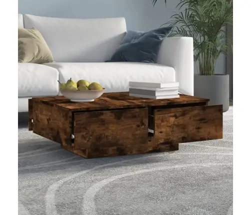 Kafijas Galdiņš, Dūmakains Ozols, 90X60X31Cm, Inženierijas Koks Vidaxl