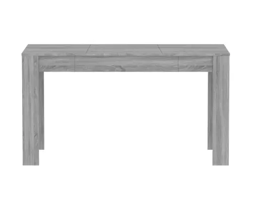 Virtuves Galds, Pelēka Ozola, 140X74,5X76 Cm, Inženierijas Koks Vidaxl