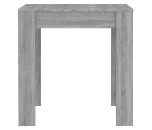 Virtuves Galds, Pelēka Ozola, 140X74,5X76 Cm, Inženierijas Koks Vidaxl