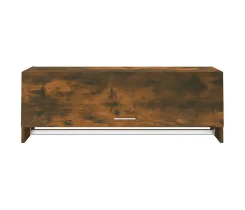 Drabužių Spinta, Dūminio Ąžuolo Spalvos, 100X32,5X35cm Mediena