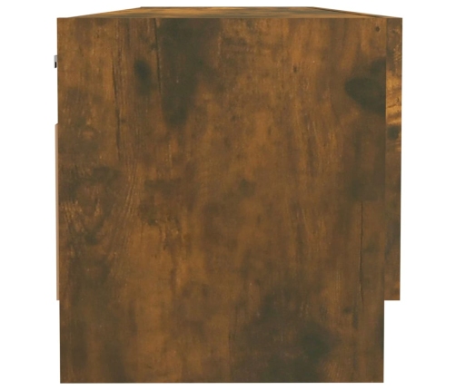 Skapis, Dūmakaina Ozola Krāsa, 100X32,5X35Cm, Inženierijas Koks Vidaxl