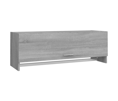 Skapis, Pelēka Ozolkoka, 100X32,5X35 Cm, Inženierijas Koks Vidaxl