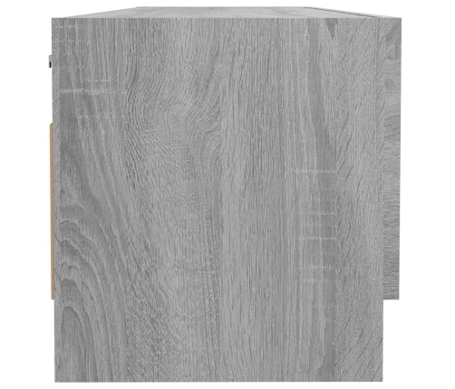 Skapis, Pelēka Ozolkoka, 100X32,5X35 Cm, Inženierijas Koks Vidaxl