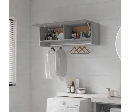 Garderoob, Hall Sonoma Tamm, 100X32,5X35 cm Tehispuit