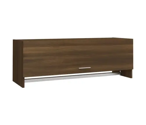 Garderoob, Pruun Tamm, 100X32,5X35 cm Tehispuit