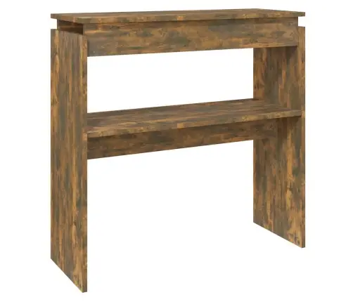 Konsoollaud, Suitsutatud Tamm, 80X30X80 cm Tehispuit Konsoollaud, Suitsutatud Tamm, 80X30X80 cm Tehispuit