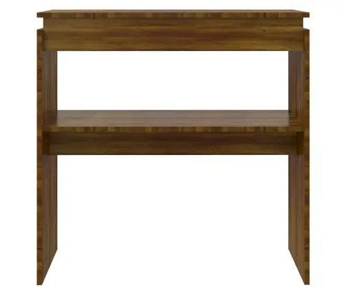 Konsolinis Staliukas, Rudas Ąžuolo, 80X30X80cm Mediena