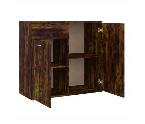 Šoninė Spintelė, Dūminio Ąžuolo Spalvos, 80X36X75cm Mediena