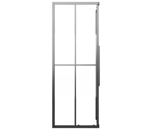 Dušas Kabīne, Daļēji Matēts Esg Stikls, 80X80X180 Cm, Melna Vidaxl