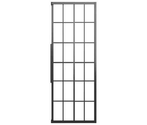 Dušas Kabīne, Matēts Esg Stikls, 70X70X180 Cm, Melna Vidaxl