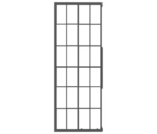 Dušas Kabīne, Matēts Esg Stikls, 70X70X180 Cm, Melna Vidaxl