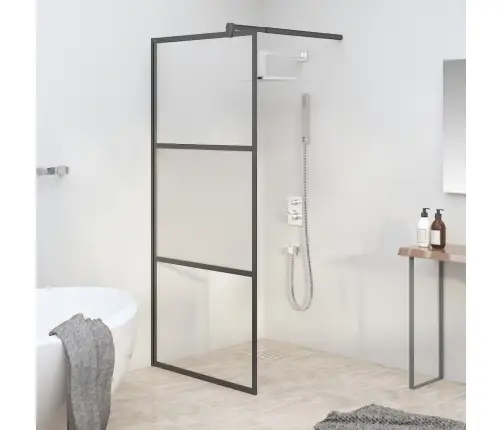 Dušinurga Sein, 90 X 195 Cm Poolmatt Esg-Klaas, Must