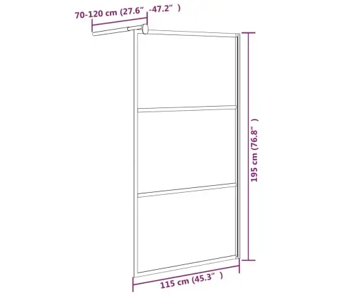 Dušinurga Sein, 115 X 195 Cm Poolmatt Esg-Klaas, Must