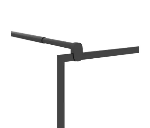 Dušinurga Sein, 80 X 195 Cm Matt Esg-Klaas, Must