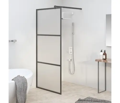 Dušinurga Sein, 80 X 195 Cm Matt Esg-Klaas, Must